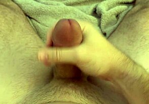 Bisexual twink's morning self-pleasure journey