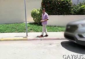 Muscular men having raw sex