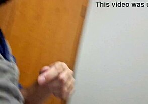 Bathroom tryst for married nurse