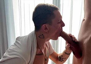 Old and young mix it up in tight ass action