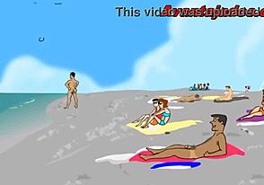 Gay Nudist Beach Adventure Unfolds
