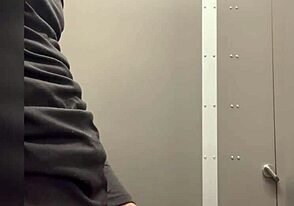 Quick Jerkoff in Home Depot Bathroom