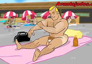 Gay Nudist Beach Adventure Unfolds