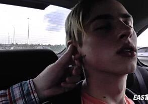 Young European gets bareback sex