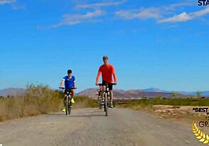 Steamy bike ride for friends