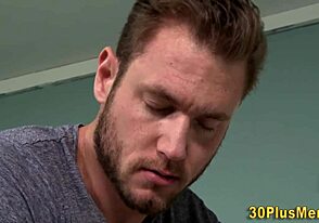 The doctor checked the boy's ass during the examination