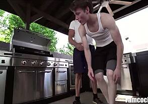 Workout with Step Daddy Turns into Intense Fuck Session with Spanking
