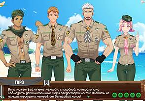 Game friends camp episode 10 in Russian voice acting