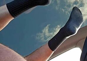 Gay man masturbates with dildo