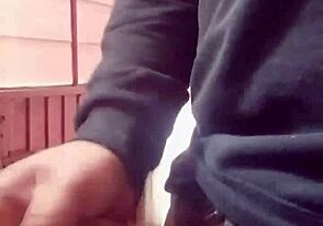 Gay amateur's solo scene ends with a facial